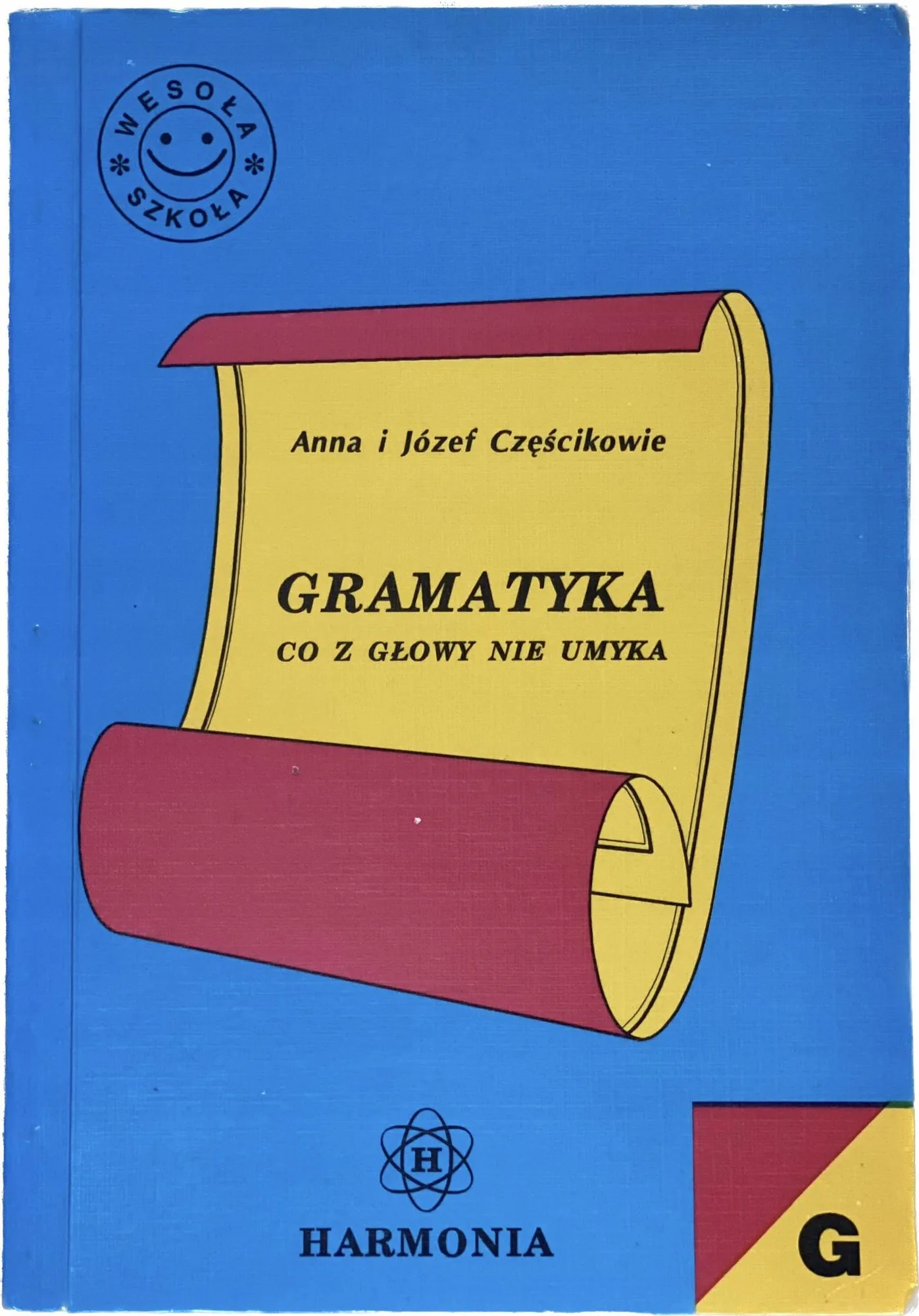 Okładka: GRAMATYKA SZKOŁA PODSTAWOWA ściąga opracowania