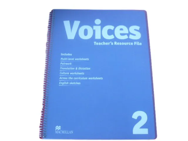Okładka: VOICES 2 Teacher's Resource File TESTY sprawdziany