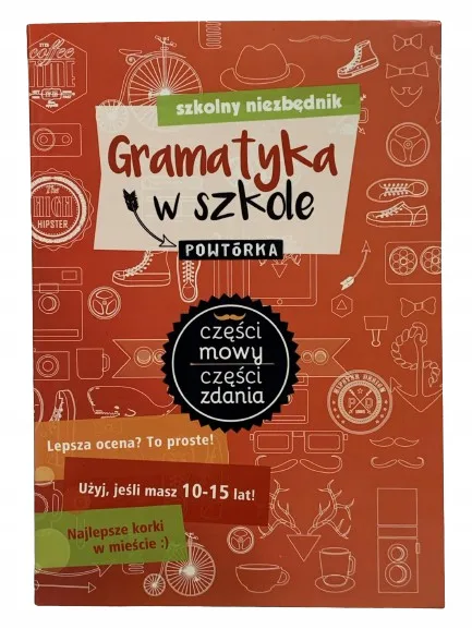 Okładka: GRAMATYKA SZKOŁA PODSTAWOWA ściąga bryk niezbędnik