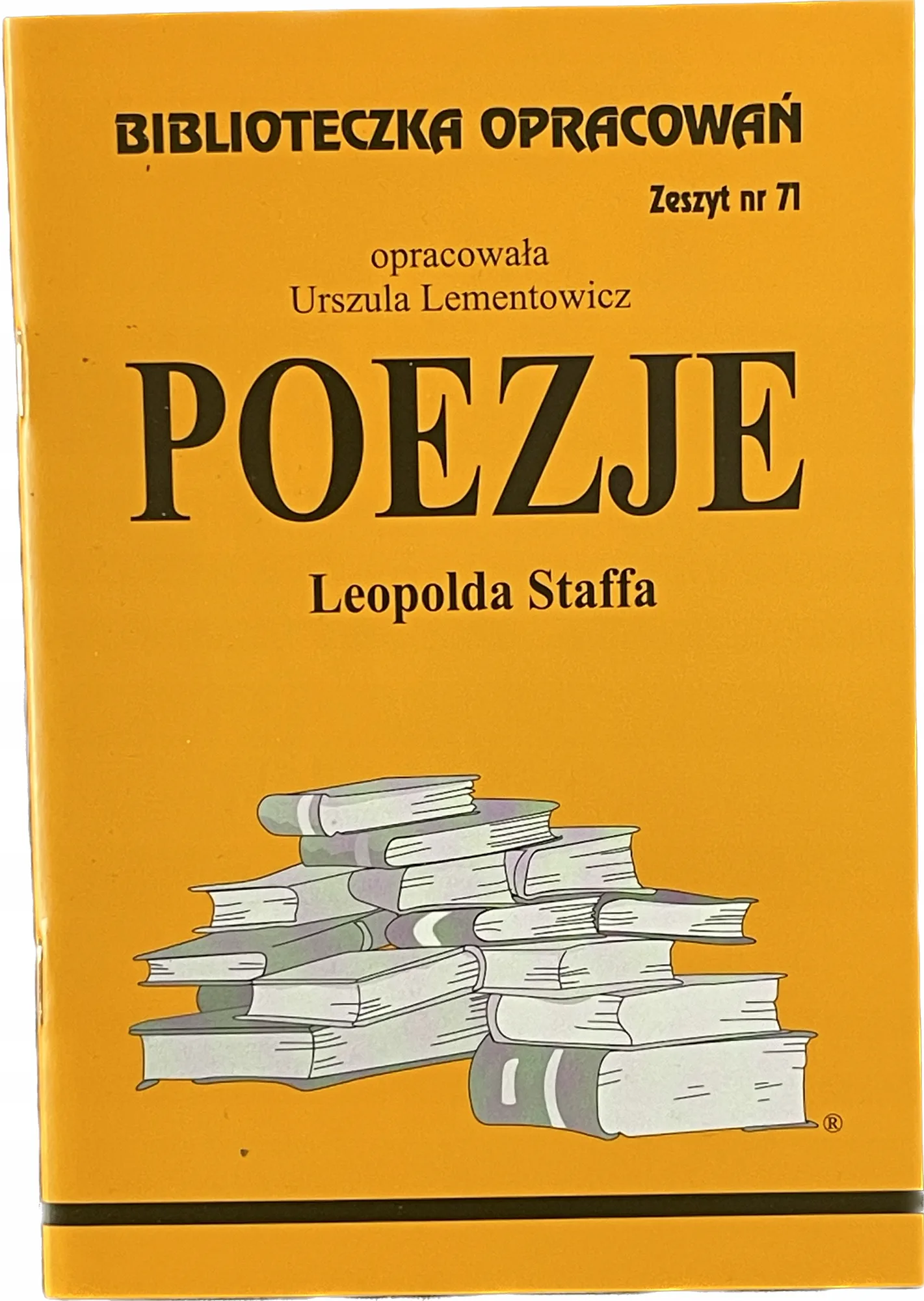 Okładka: Poezje STAFF streszczenie ŚCIĄGA opracowania
