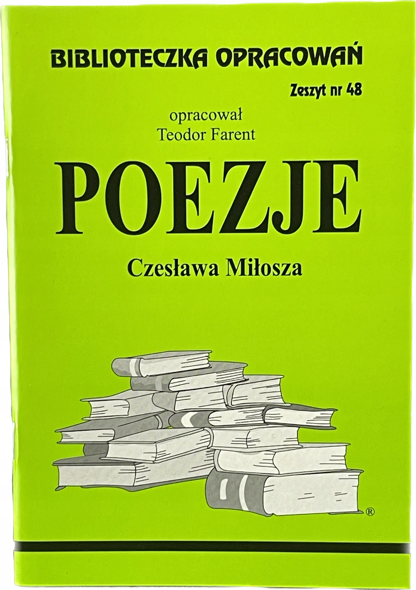 Okładka: Poezje MIŁOSZ streszczenie ŚCIĄGA opracowania
