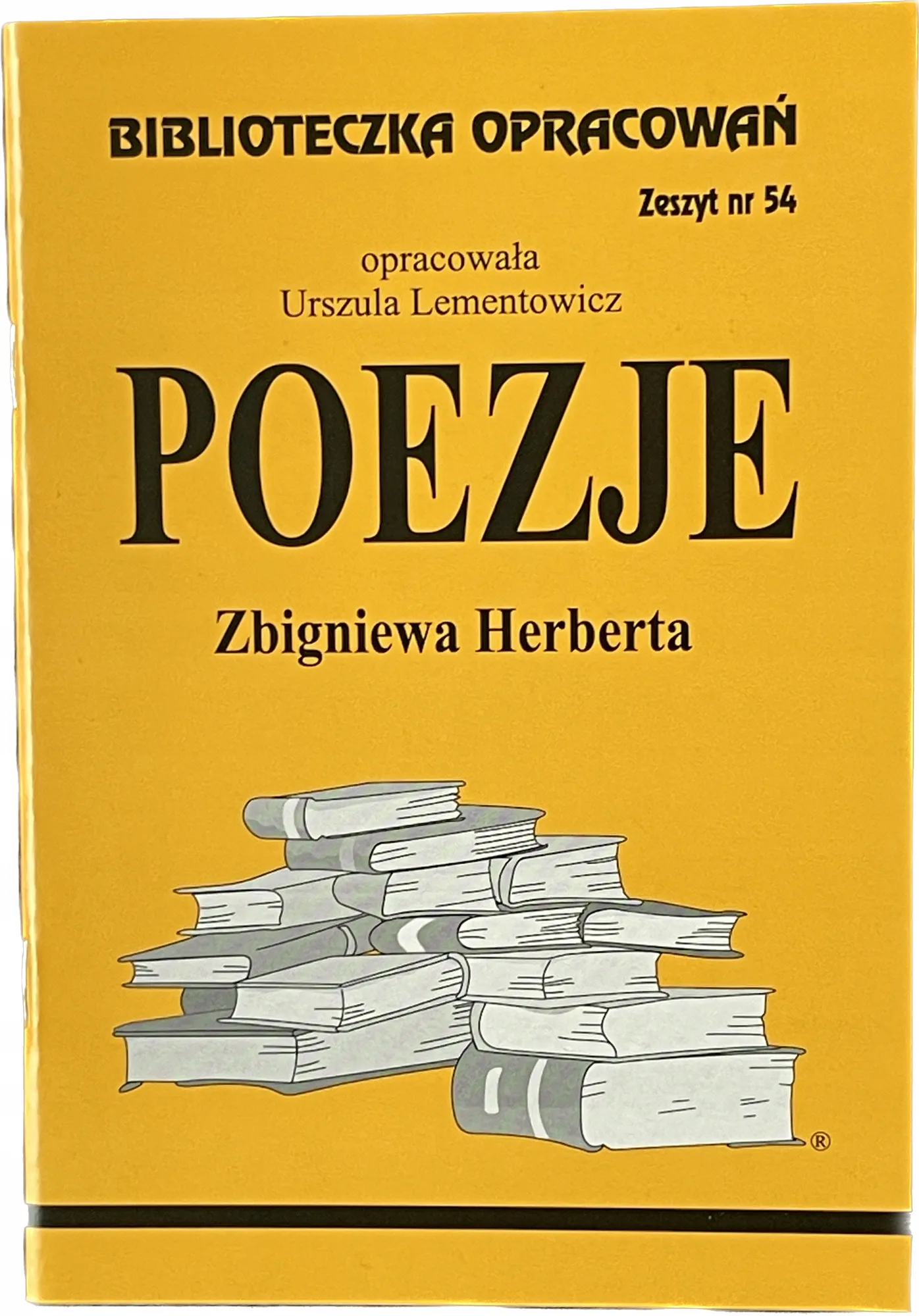 Okładka: Poezje HERBERT streszczenie ŚCIĄGA opracowania