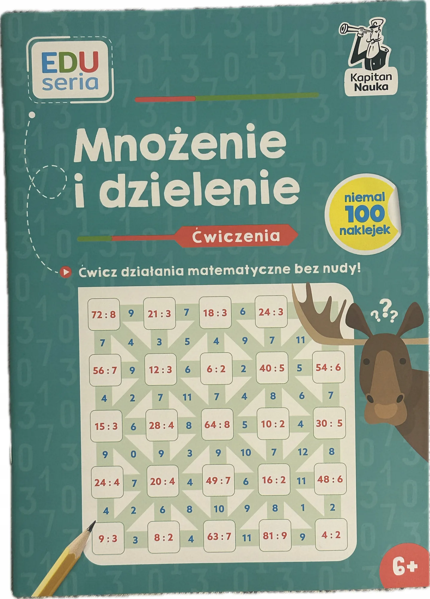 Okładka: MATEMATYKA klasa 2 3 mnożenie i dzielenie do 100 zadania grafy ćwiczenia