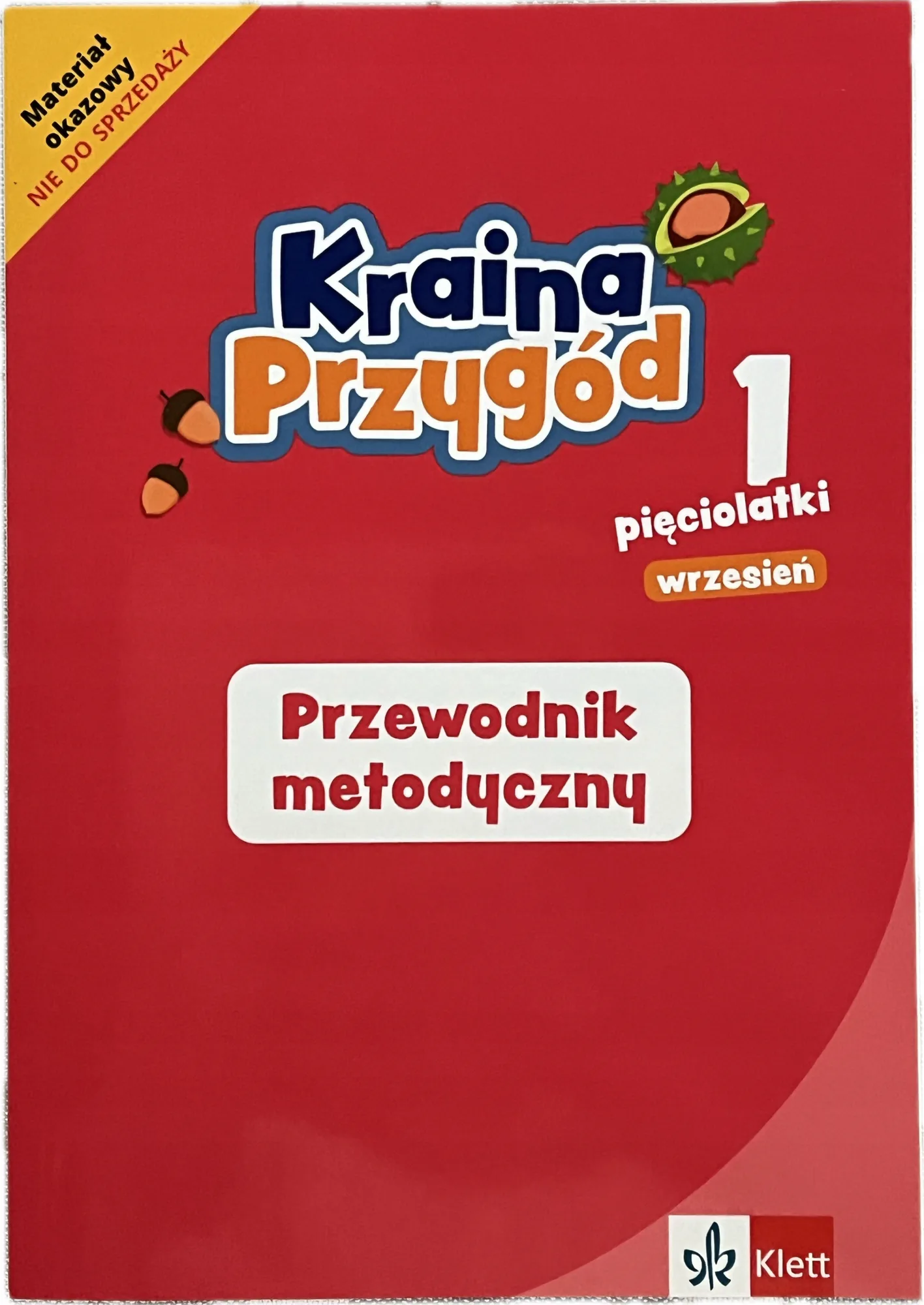 Okładka: Kraina przygód 1 pięciolatki przewodnik metodyczny ksiązka nauczyciela