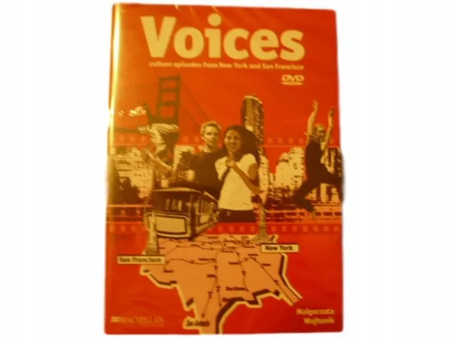 Okładka: VOICES 1 2 3 4 DVD FILMY DYDAKTYCZNE wymowa