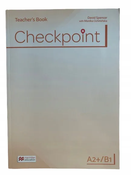 Okładka: CHECKPOINT A2+/B1 książka nauczyciela Macmillan