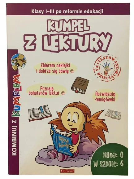 Okładka: Opracowania lektury klasa 1 2 3 OMÓWIENIE ŚCIĄGA