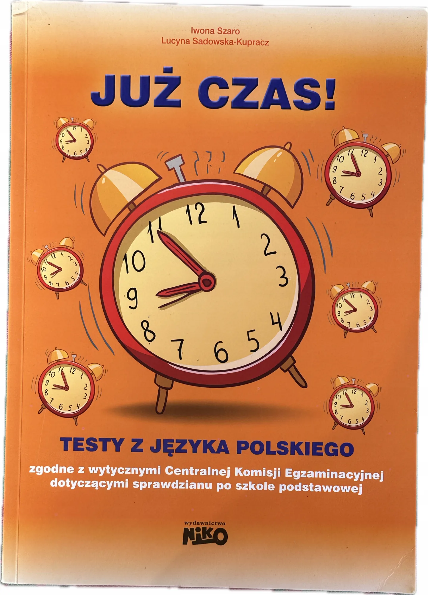 Okładka: język polski testy sprawdziany szóstoklasisty klasa 6 z odpowiedziami