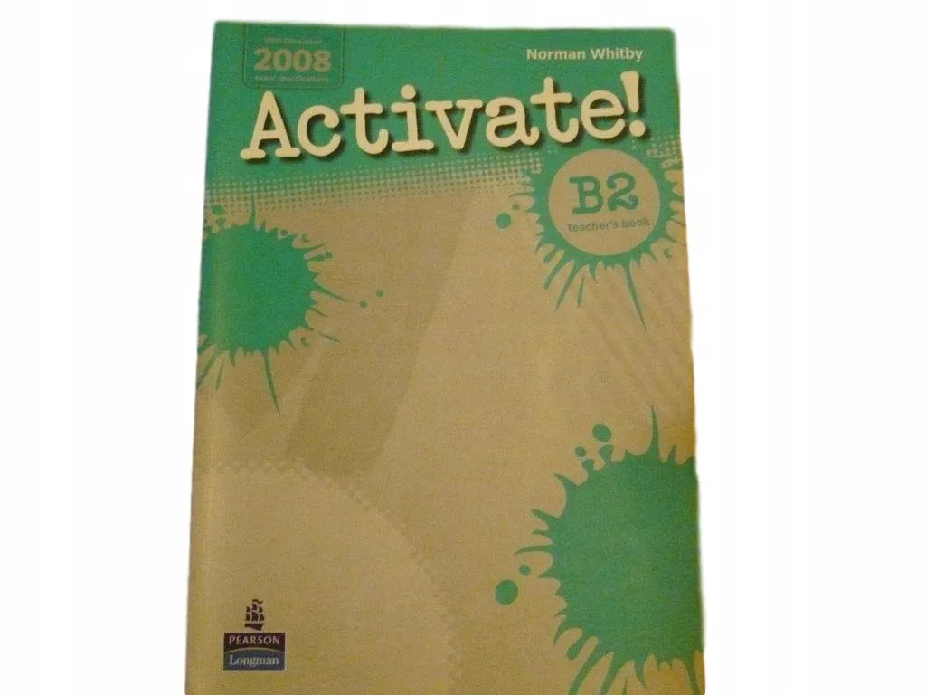 Okładka: ACTIVATE B2 B 2 testy SPRAWDZIANY testy