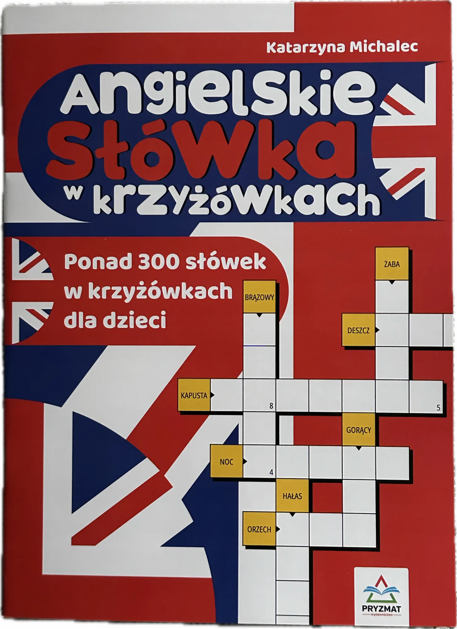 Okładka: krzyżówki z języka angielskiego słówka język angielski klasa 3 4 5