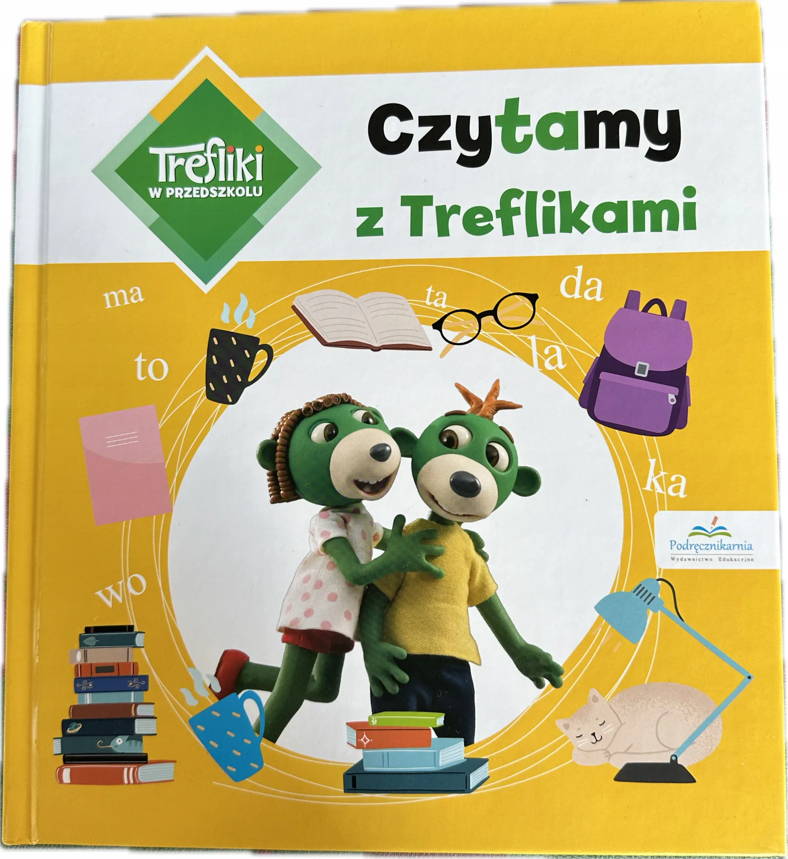 Okładka: Czytami z Treflikami Nauka czytania elementarz sylabowy CZYTANKI
