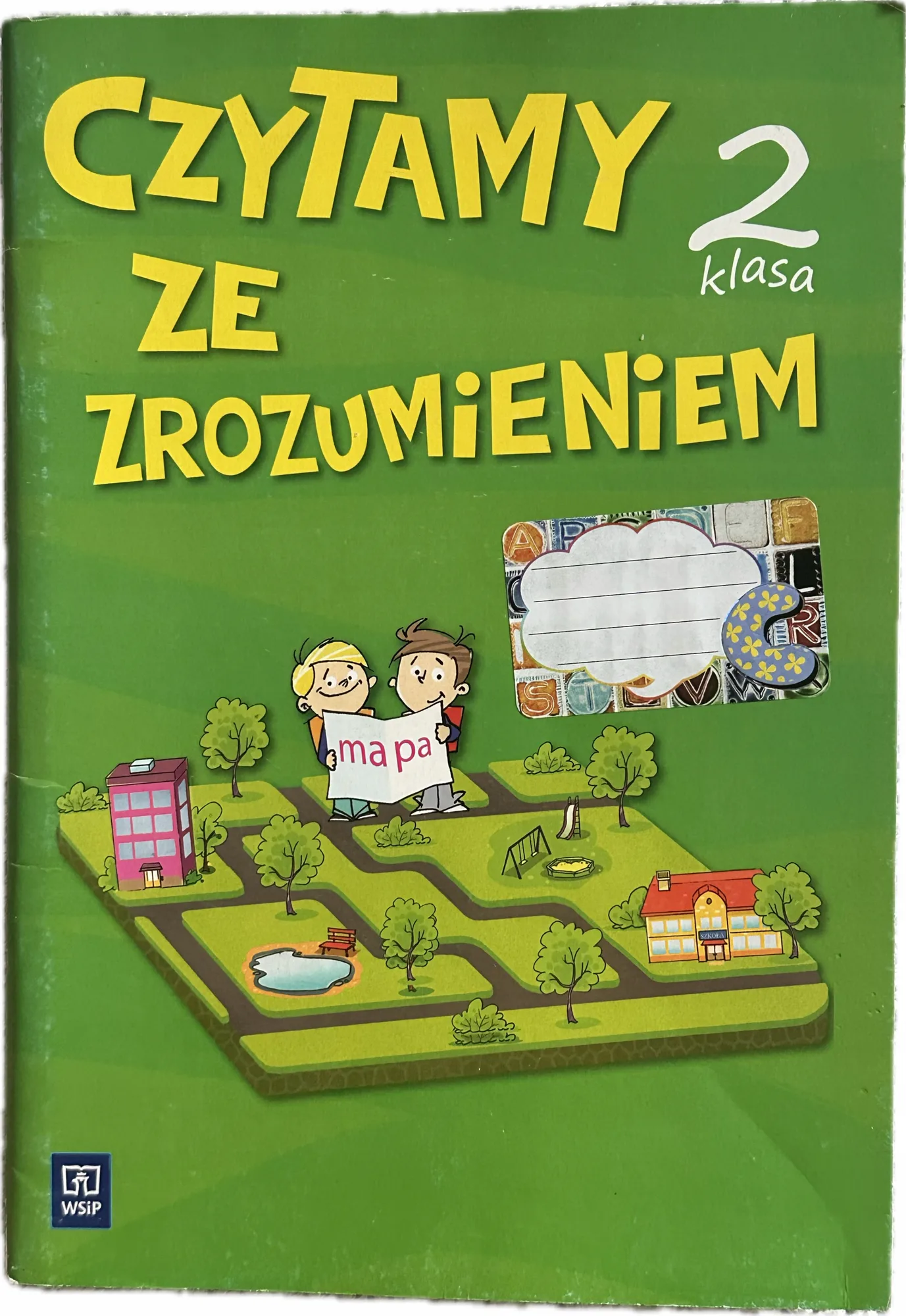 Okładka: sprawdziany CZYTANIE ze zrozumieniem klasa 2 testy klucze odpowiedzi WSIP