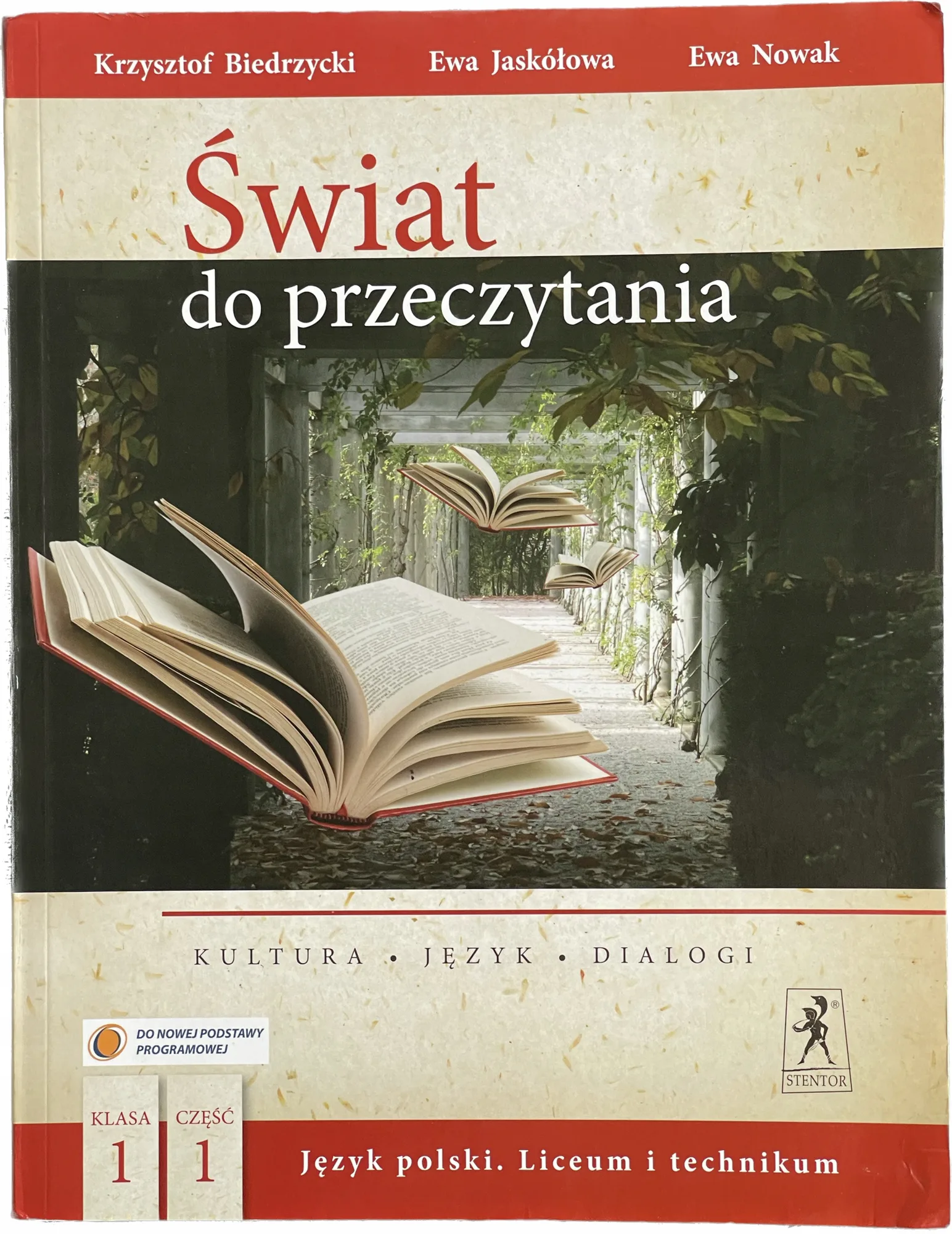 Okładka: POLSKI ŚWIAT DO PRZECZYTANIA KLASA kl 1 1 STENTOR