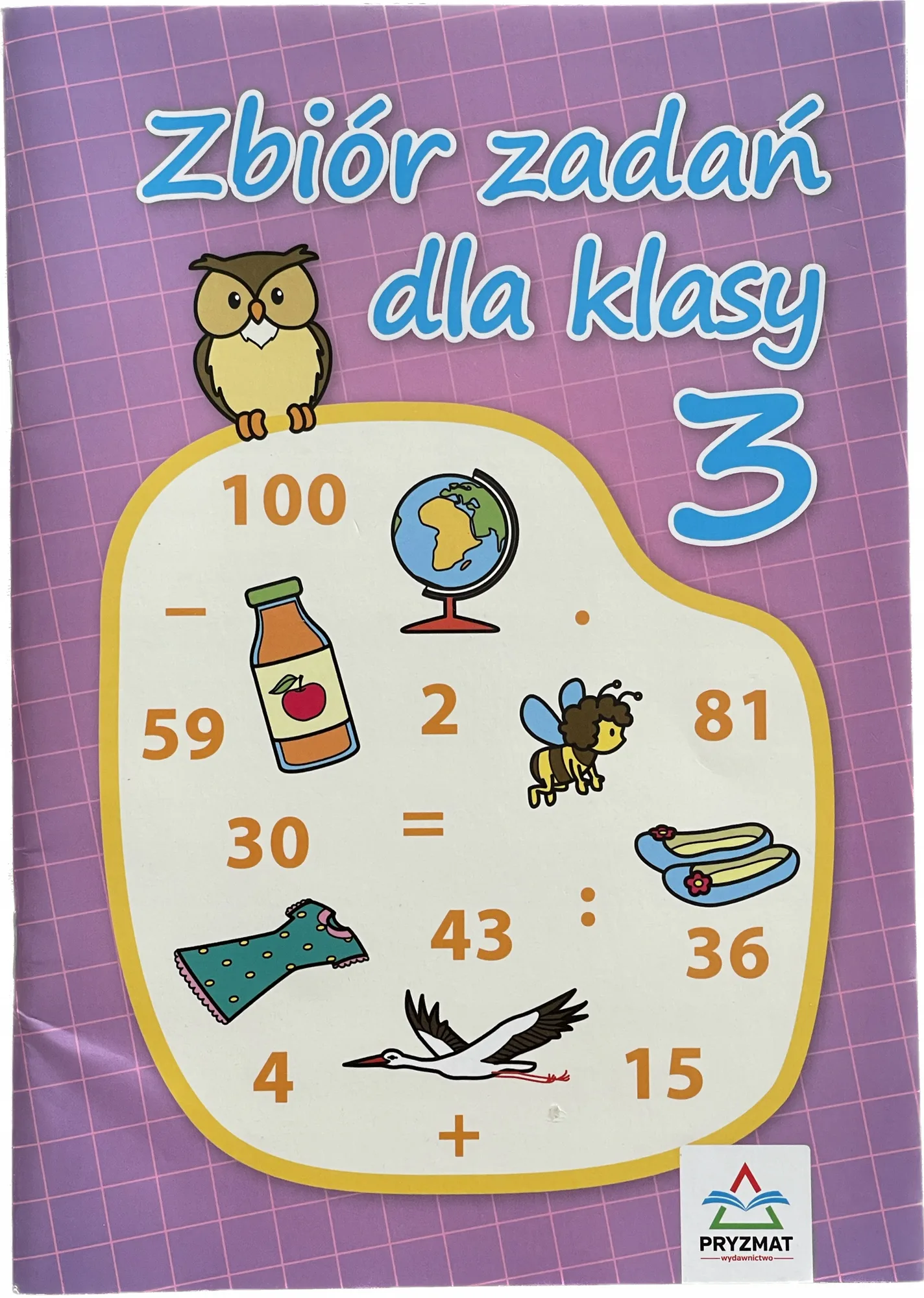 Okładka: Matematyka klasa 3 karty pracy ZBIÓR ZADAŃ zadania z treścią