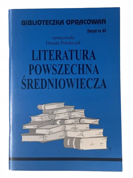 Okładka: Literatura średniowiecza ŚCIĄGA opracowanie bryk