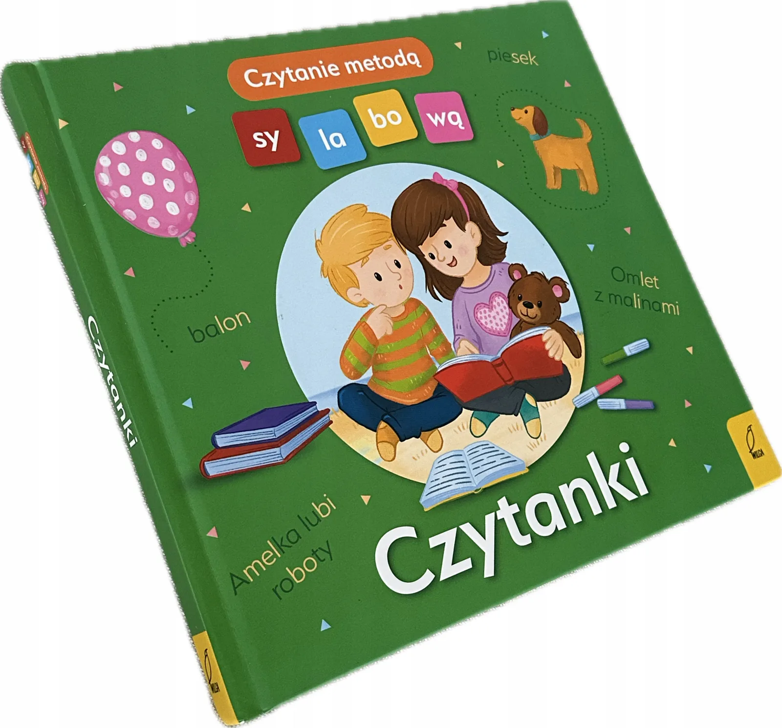 Okładka: Nauka czytania sylabami elementarz sylabowy 6 lat ZERÓWKA KLASA 1 czytanki
