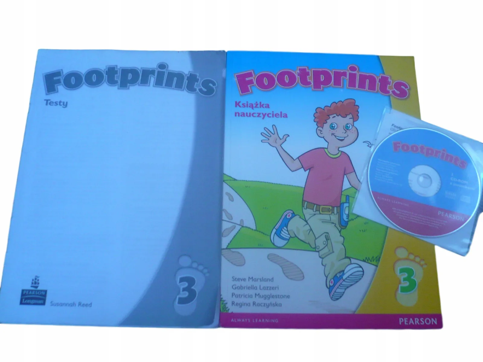 Okładka: FOOTPRINTS 3 - KSIĄZKA NAUCZYCIELA + CD + TESTY