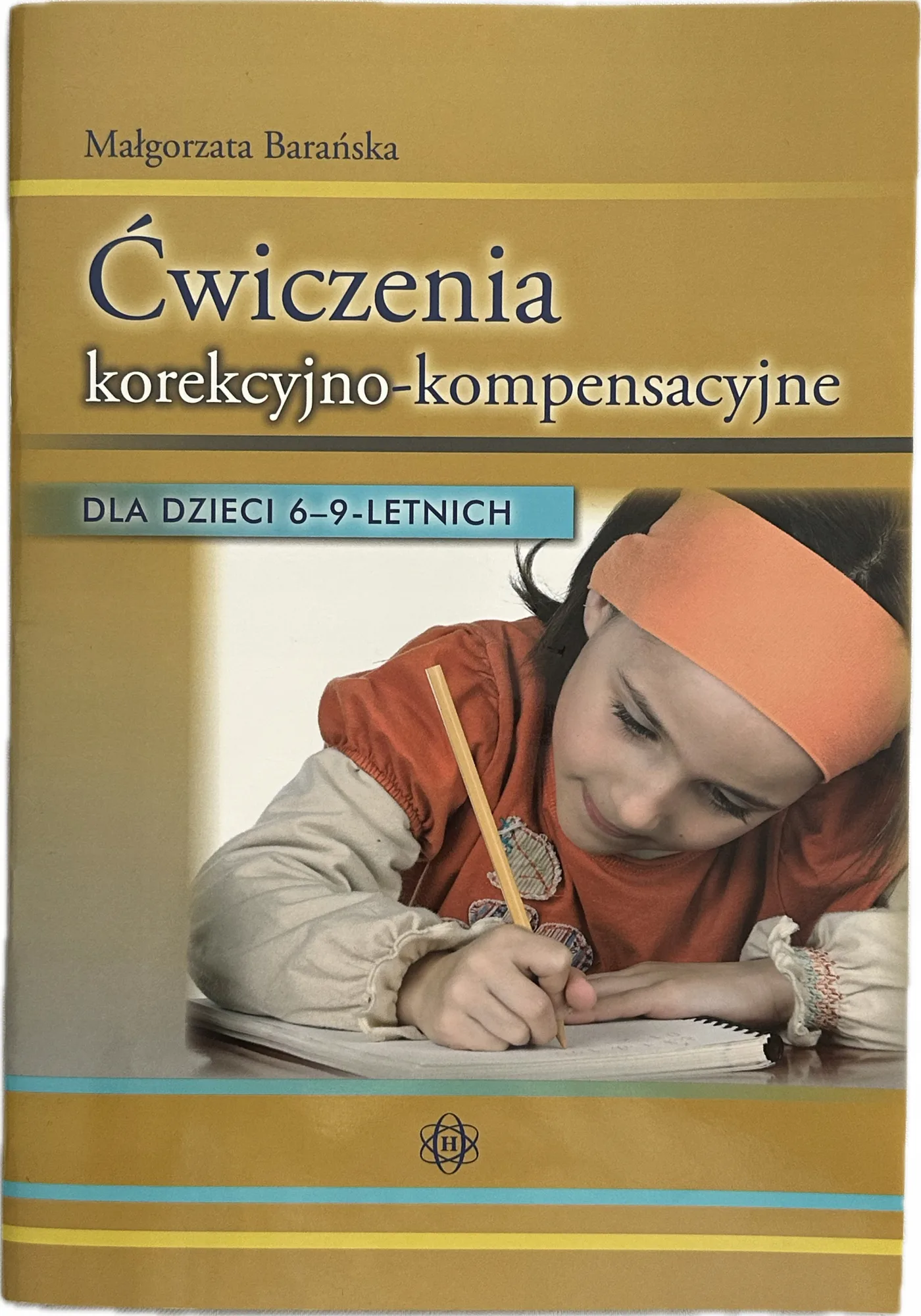 Okładka: ćwiczenia korekcyjno-kompensacyjne dla dzieci 6 7 8 9 lat karty pracy a4