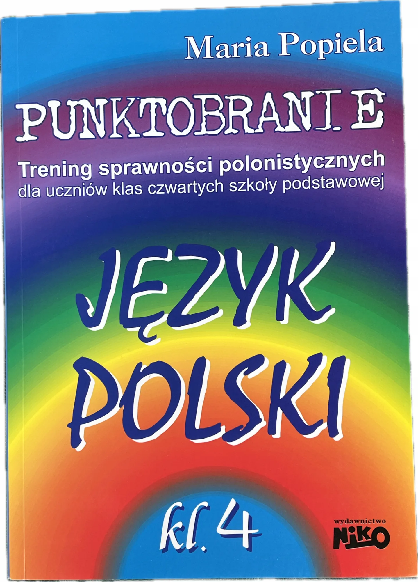 Okładka: Punktobranie Język polski klasa 4 sprawdziany testy z odpowiedziami
