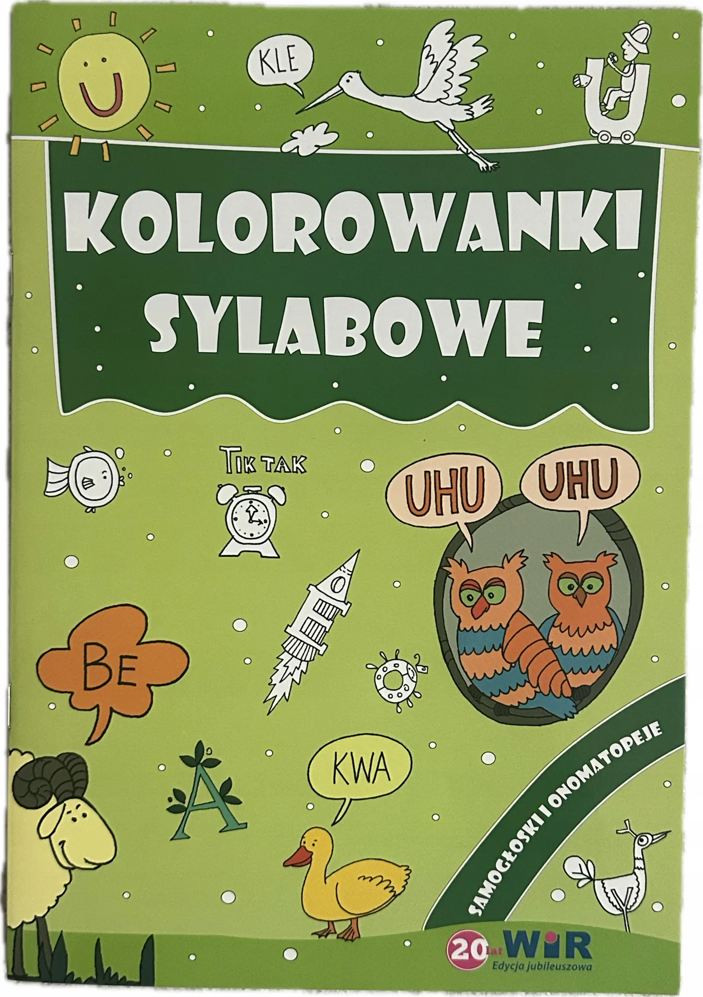 Okładka: kolorowanki sylabowe dla dzieci 6 7 lat WIR