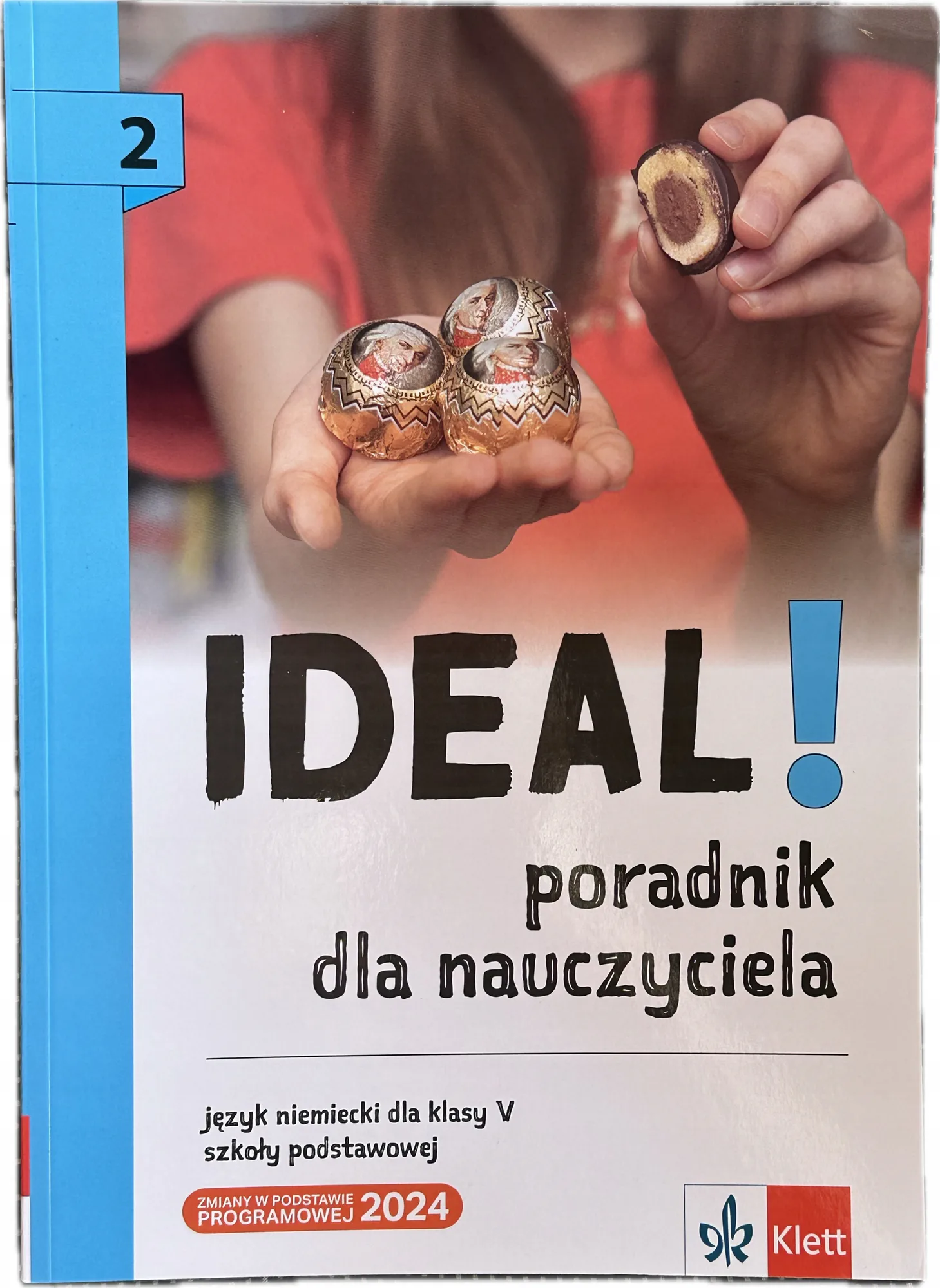 Okładka: IDEAL ! 2 KLASA 5 język niemiecki ksiązka nauczyciela poradnik KLETT