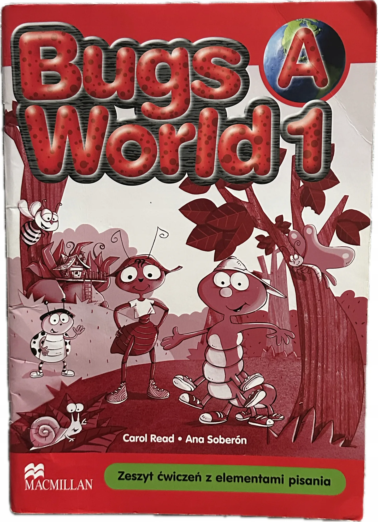 Okładka: Bugs world A klasa 1 angielski ćwiczenia Z ELEMENTAMI pisania CZYSTA