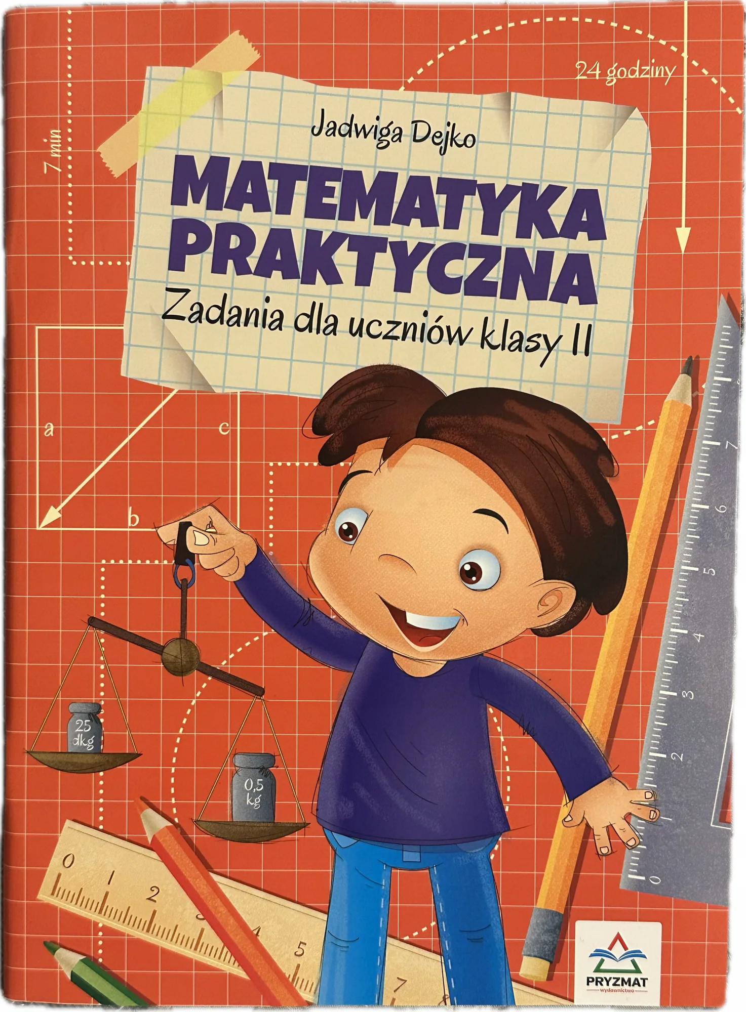 Okładka: Matematyka praktyczna zadania ćwiczenia karty pracy klasa 2 A4 8 lat