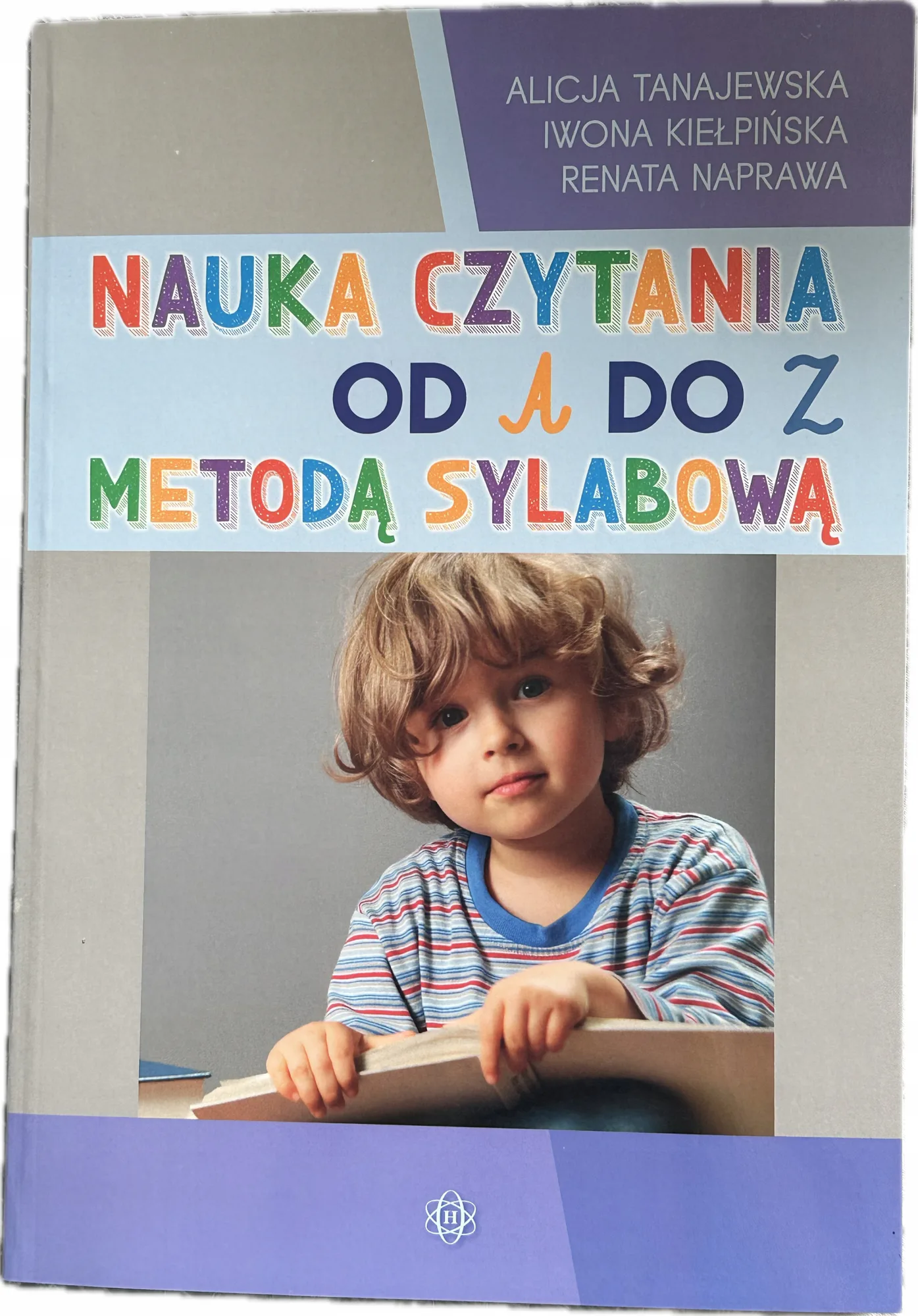 Okładka: Czytanki metoda sylabowa nauka czytania sylabami kolorowy druk duże litery