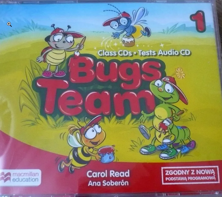 Okładka: BUGS TEAM 1 CLASS CDS NAGRANIA nauczyciela płyty AUDIO