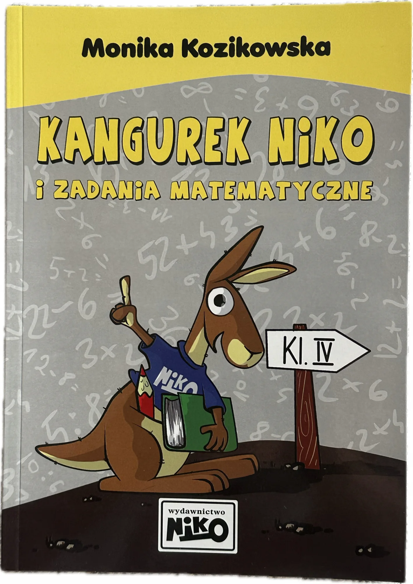 Okładka: Zbiór zadań matematyka klasa 5 zadania z treścią kangurek NIKO