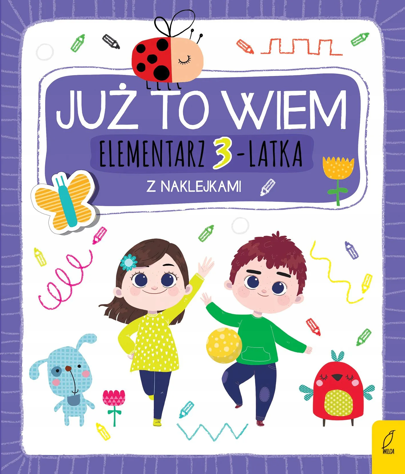 Okładka: Elementarz 3-latka trzylatka z naklejkami Już to wiem
