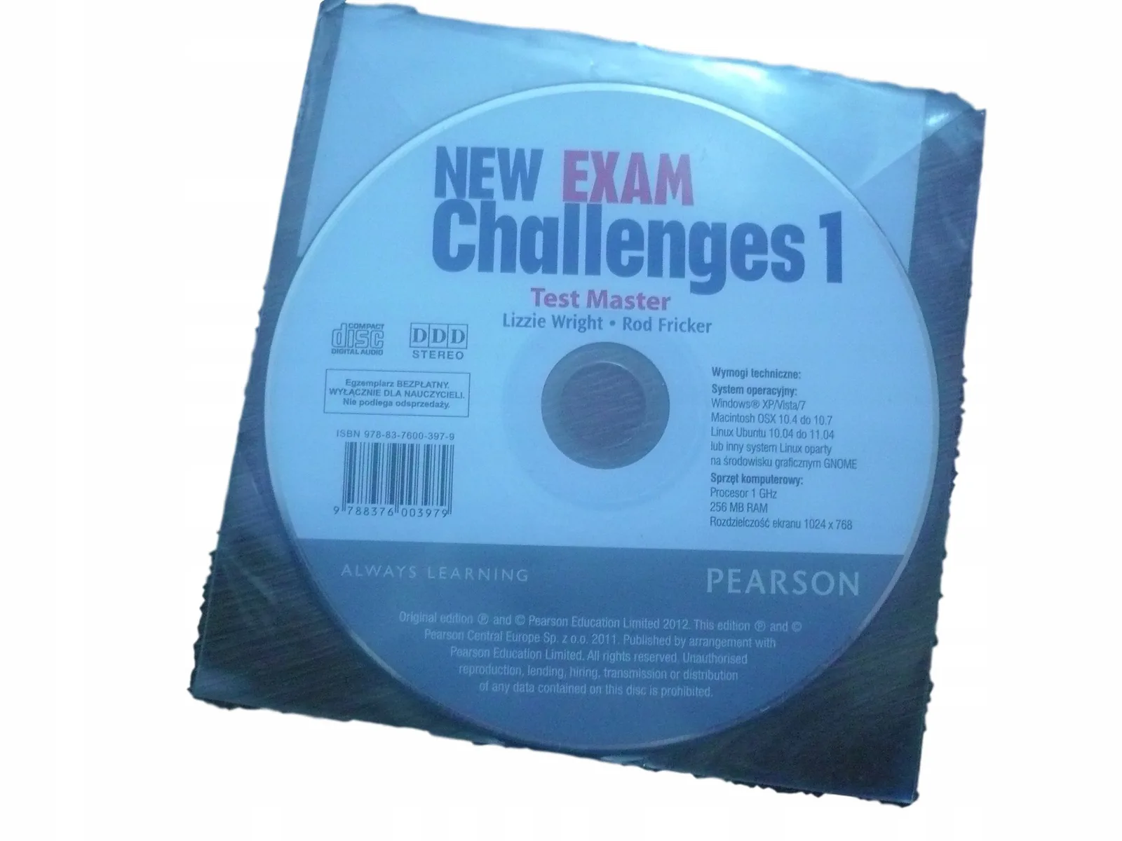 Okładka: NEW EXAM CHALLENGES 1 testy sprawdziany na cd język angielski test master