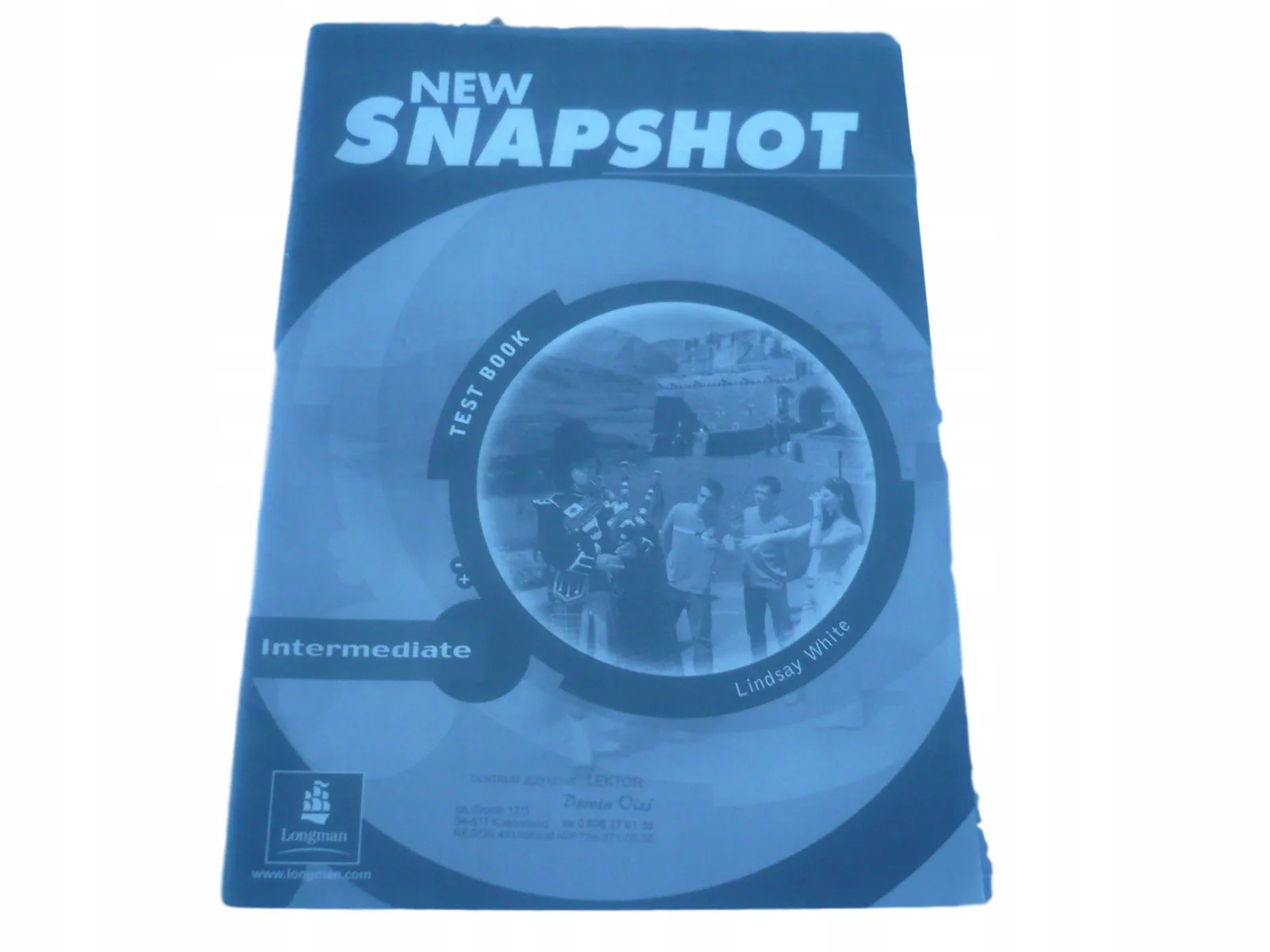 Okładka: NEW SNAPSHOT INTERMEDIATE sprawdziany TESTBOOK