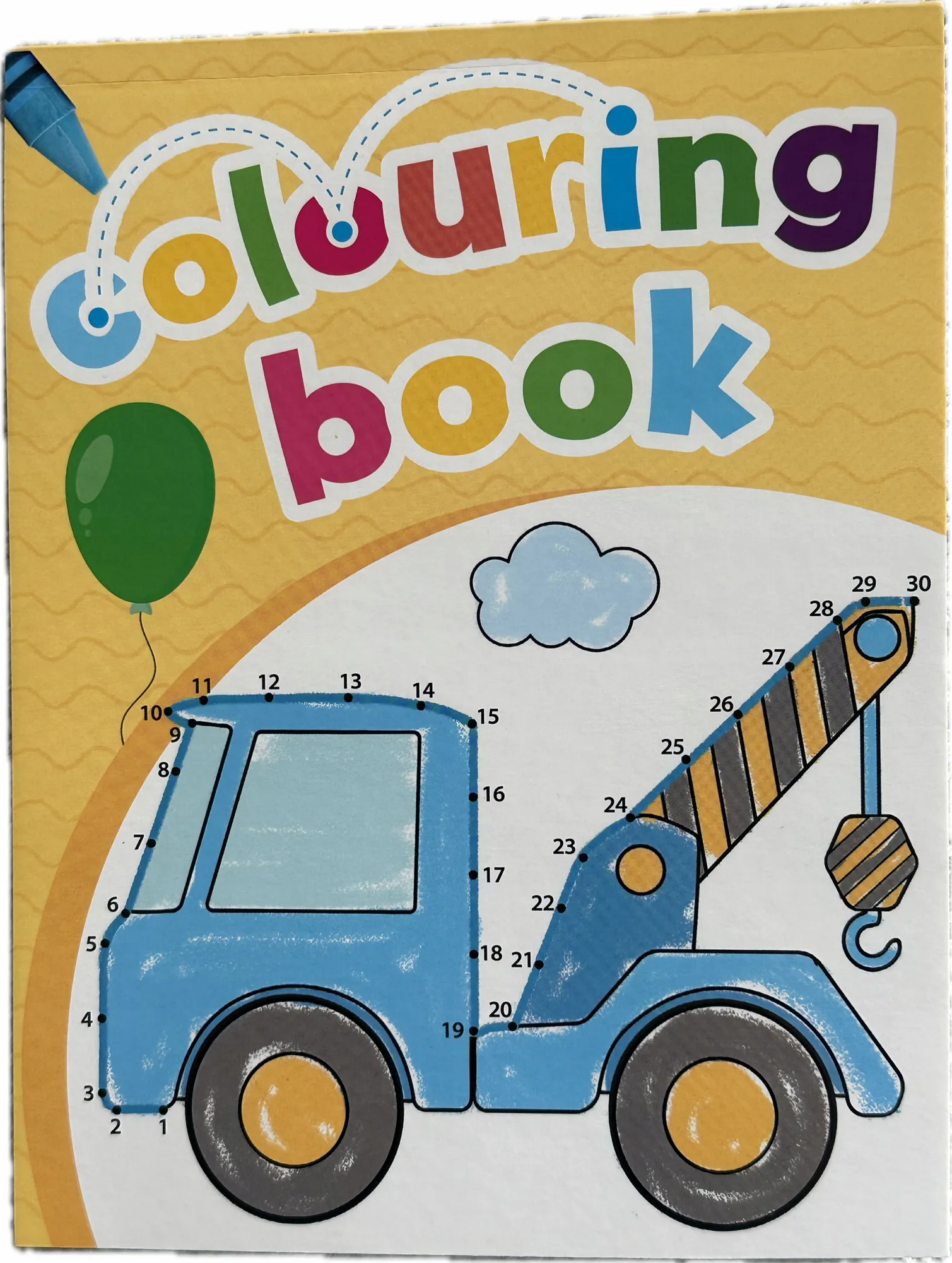 Okładka: Colouring book połacz kropki i pokoloruj kolorowanka dla dzieci