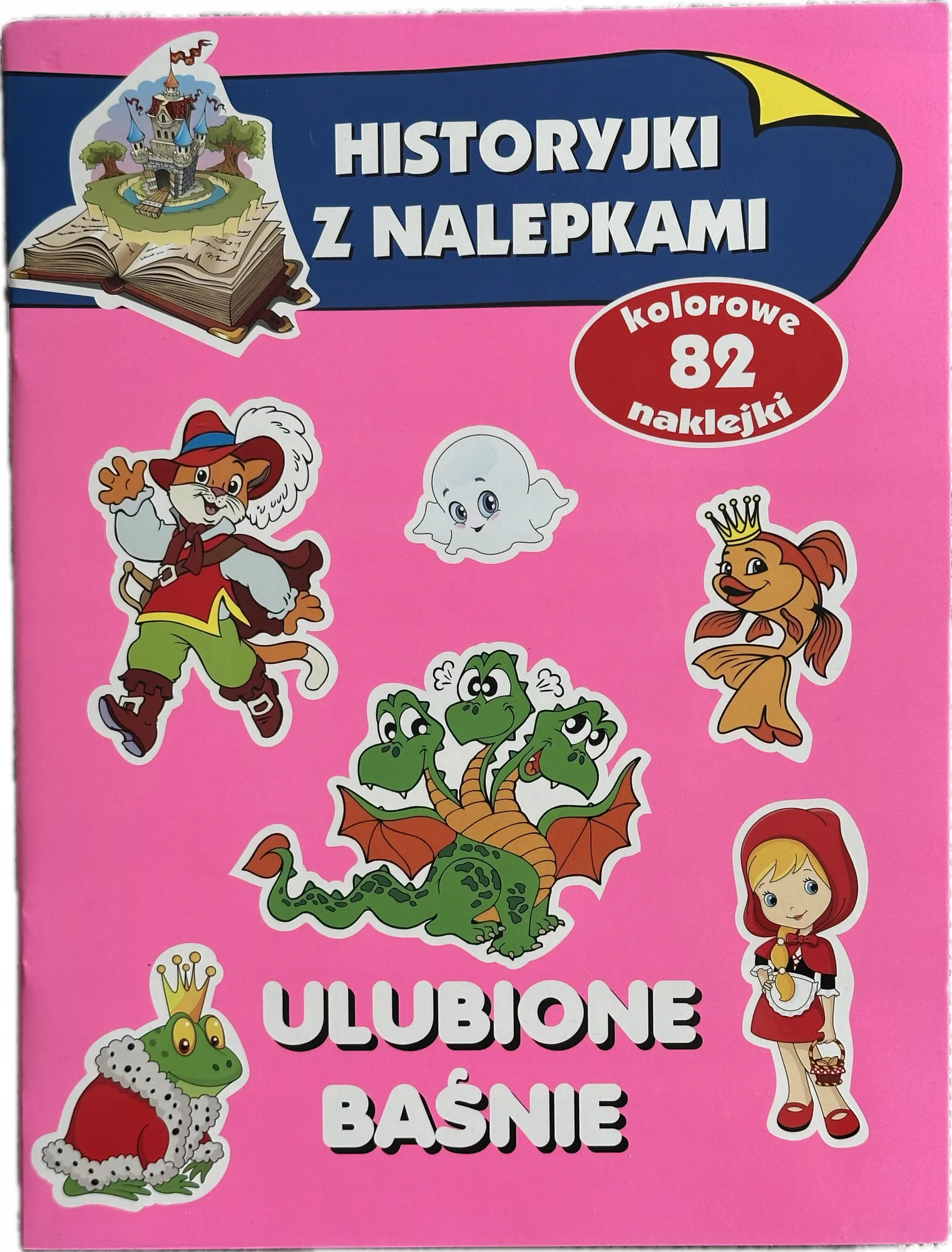 Okładka: Książeczka z naklejkami historyjki dla maluchów Ulubione baśnie