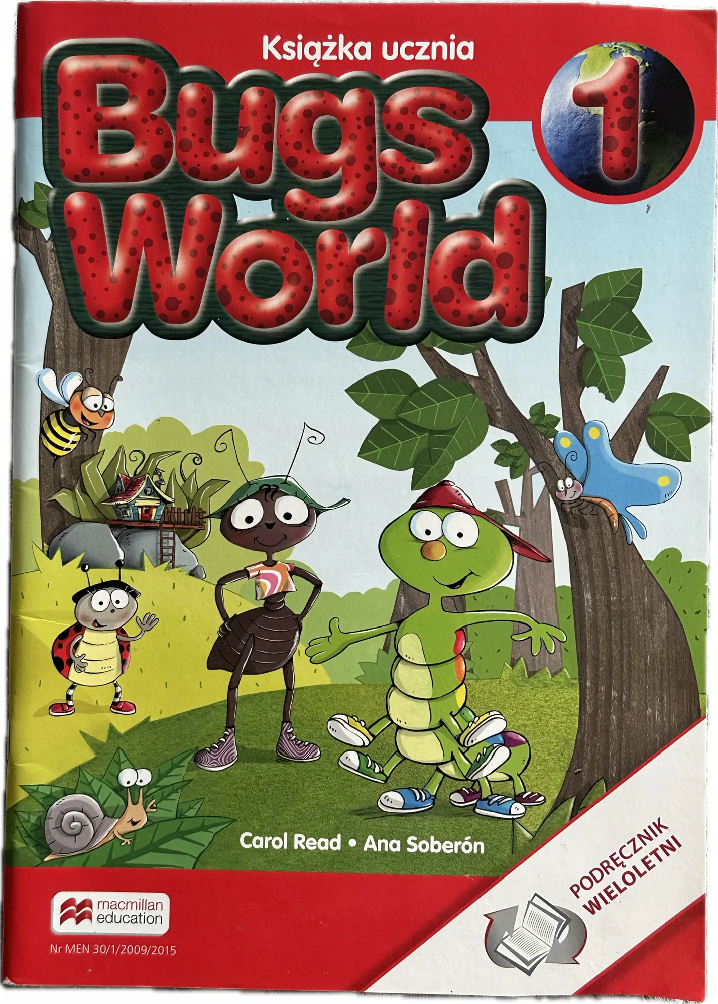 Okładka: Bugs world klasa 1 język angielski książka ucznia podręcznik stan bdb-