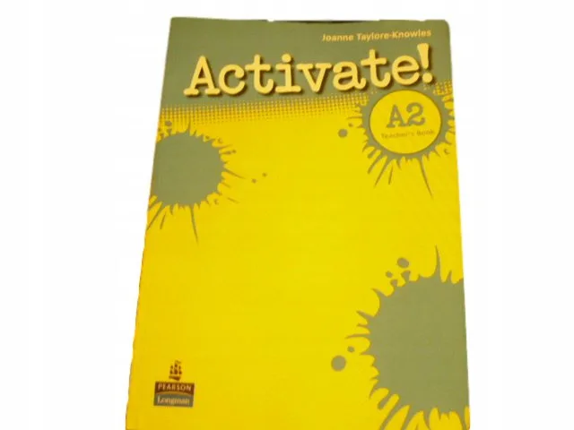 Okładka: ACTIVATE A2 TEACHER'S BOOK książka nauczyciela