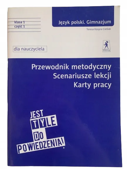 Okładka: Język polski karty pracy gimnazjum klasa 7 8