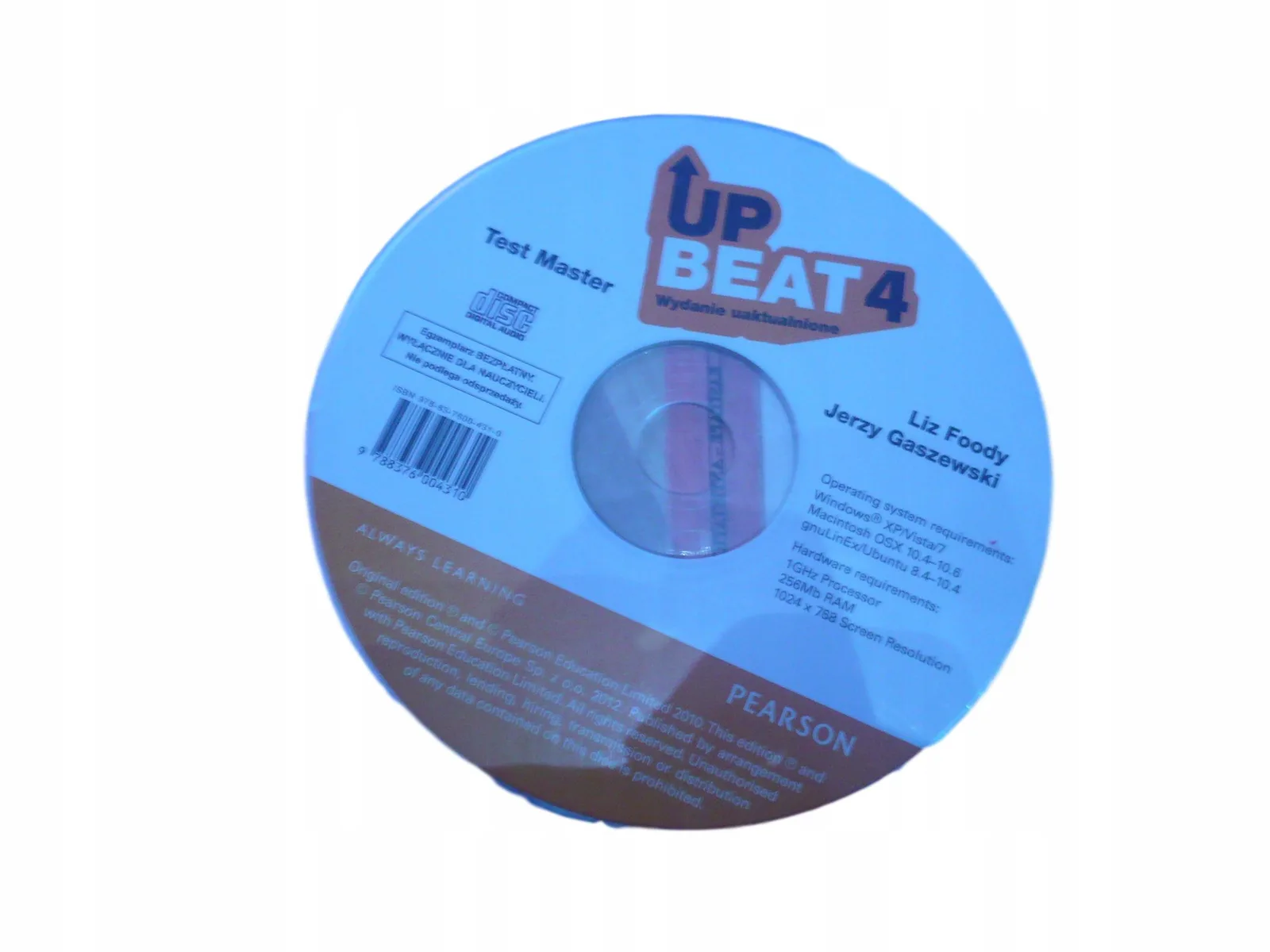 Okładka: UPBEAT 4 up beat 4 SPRAWDZIANY testy płyta język angielski