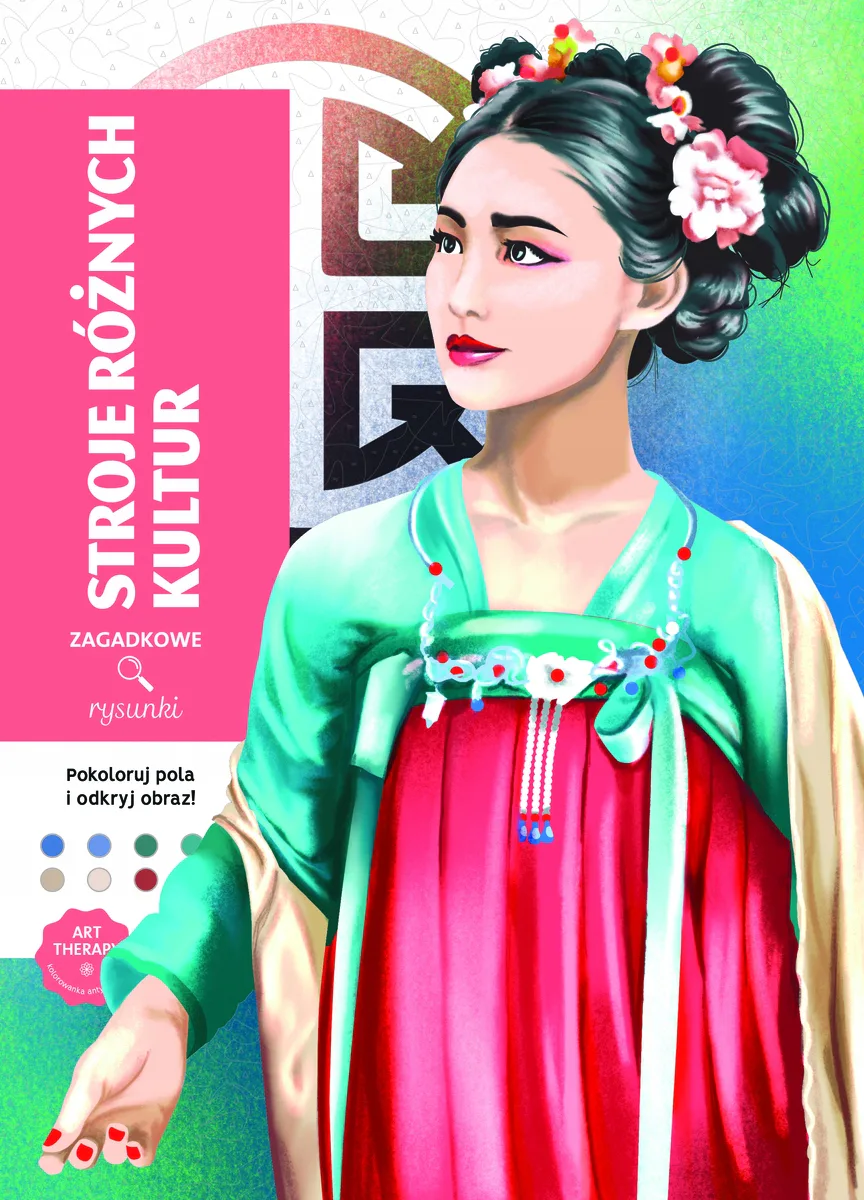 Okładka: KOLOROWANKA Disney Art therapy Stroje różnych kultur