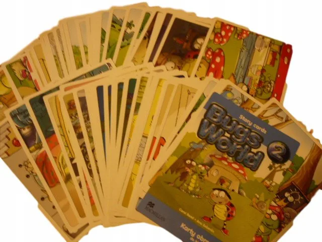 Okładka: BUGS WORLD 2 story cards KARTY OBRAZKOWE do historyjek komplet