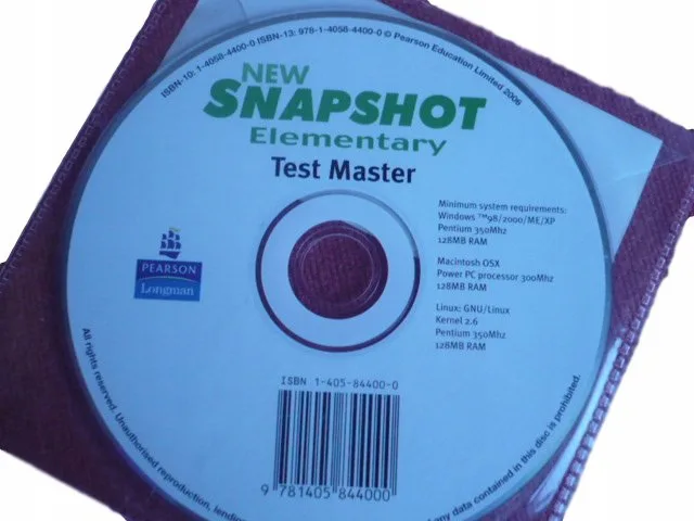 Okładka: New Snapshot elementary SPRAWDZIANY testy NA CD