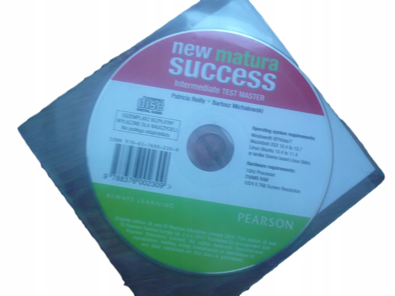 Okładka: NEW MATURA SUCCESS poziom INTERMEDIATE testy sprawdziany Pearson