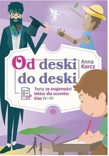 Okładka: Testy klasa 4 5 6 SPRAWDZIANY z lektur KARTY PRACY LEKTURY