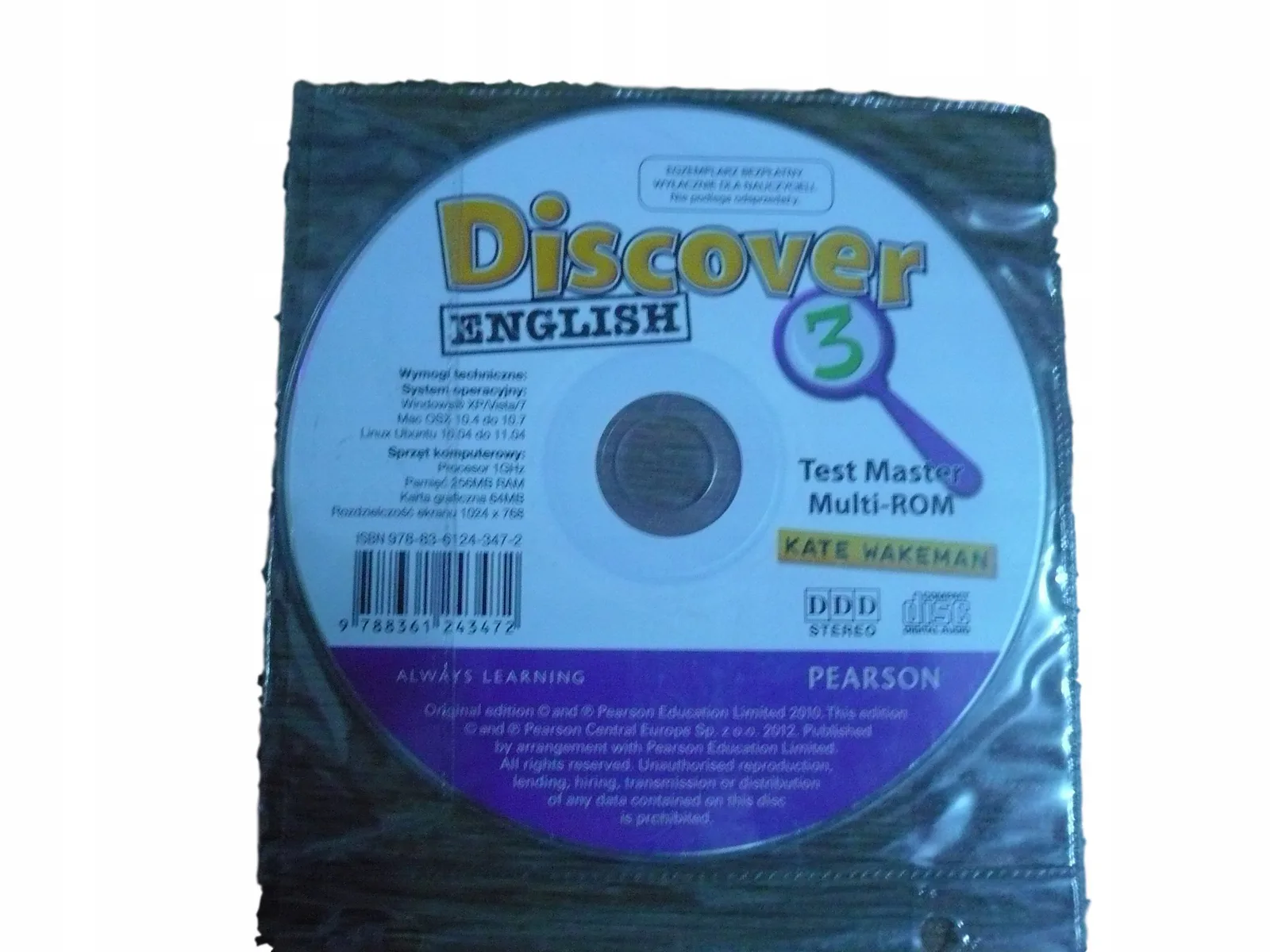 Okładka: Discover English 3 sprawdziany TESTY NA CD Pearson klasa 6 język angielski