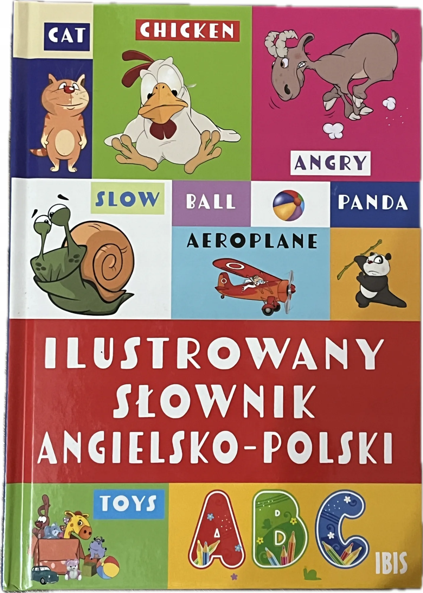Okładka: Słowniczek ANGIELSKO-POLSKI dla dzieci SŁOWNIK OBRAZKOWY JĘZYK ANGIELSKI