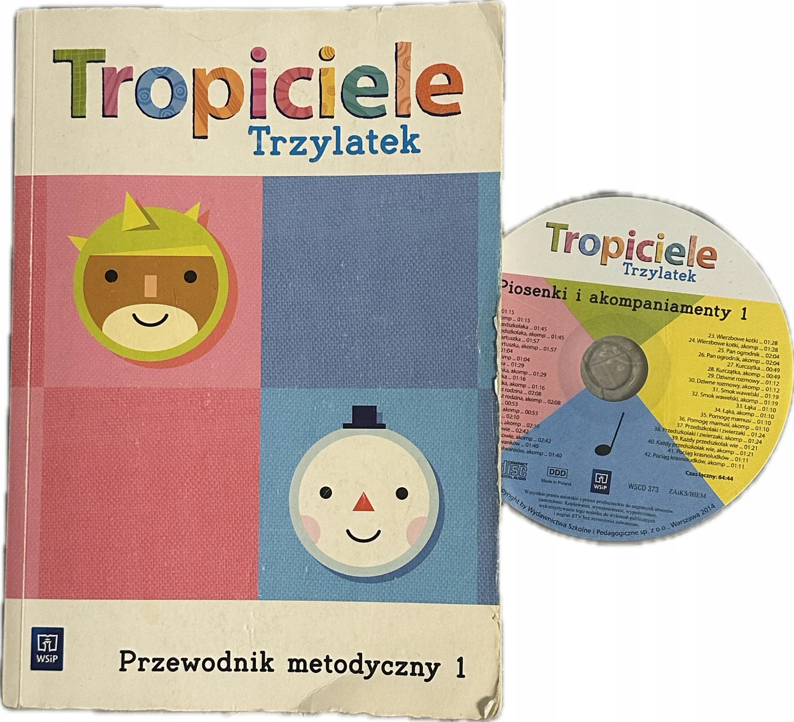 Okładka: TROPICIELE trzylatek 3 ksiązka nauczyciela przewodnik metodyczny cz. 1 cd