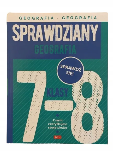 Okładka: geografia klasa 7 8 SPRAWDZIANY karty pracy testy
