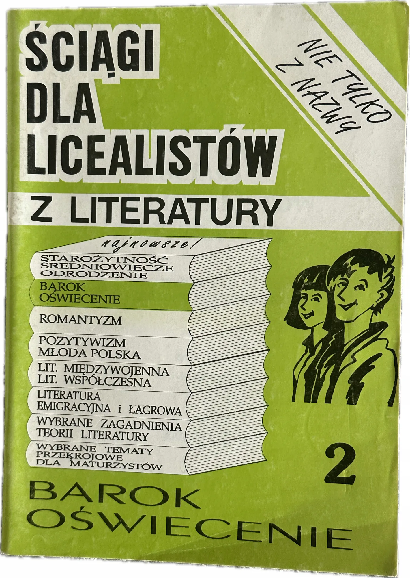 Okładka: Barok Oświecenie liceum ściąga dla licealistów opracowania matura