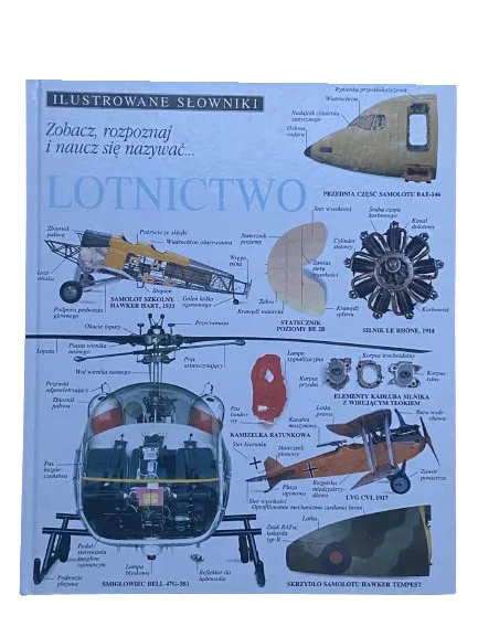 Okładka: Ilustrowane Słowniki Lotnictwo album samoloty
